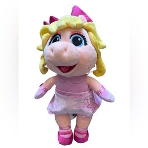 Disney Store Miss Piggy plush Muppet Babies Stuffed Animal Toy 14" tall‎
